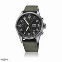 Oris Big Crown Pro Pilot Automatic Chronograph Black Dial Green Nylon Men's Watch 774-7699-4134TS