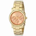 Invicta Angel Multi-Function Orange Dial 18kt Gold-plated Ladies Watch 0464
