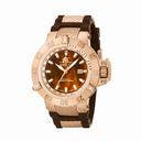 Invicta Subaqua Noma II Mother of Pearl Dial Brown Polyurethane Strap Men's Watch 0739