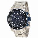 Invicta Pro Diver Scuba Chronograph Black Carbon Fiber Dial Stainless Steel Men's Watch 10381