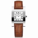Chopard Your Hour White Dial 18k White Gold Brown Leather Ladies Watch 127405-1001