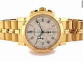 Breguet MARINE II CHRONOGRAPH AUTOMATIC - YELLOW GOLD ON BRACELET