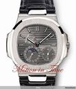 Patek Philippe NAUTILUS 5712G POWER RESERVE MOONPHASE WHITE GOLD SEALED