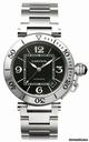 Cartier PASHA SEATIMER MEN'S STAINLESS STEEL BLACK DIAL