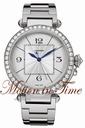 Cartier PASHA 42mm DIAMOND - WHITE GOLD ON BRACELET -AUTOMATIC NEW