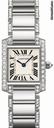 Cartier TANK FRANCAISE LADIES' W/G - DIAMOND CASE & BRACELET@40% OFF