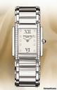 Patek Philippe 4910/10A LADIES' TWENTY-4 STAINLESS STEEL WHITE DIAMOND DIAL