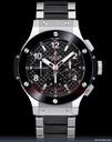 Hublot BIG BANG STAINLESS STEEL & BLACK CERAMIC ON BRACELET