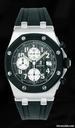 Audemars Piguet AP RUBBERCLAD STAINLESS STEEL -ROYAL OAK OFFSHORE-BLACK DIAL