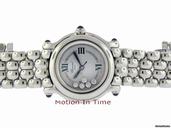 Chopard HAPPY SPORT LADIES' 5-FLOATING DIAMOND - STAINLESS STEEL