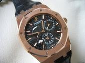 Audemars Piguet DUAL TIME ROTGOLD SCHWARZES ROYAL OAK DUAL TIME PINK GOLD BLACK