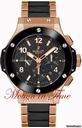 Hublot BIG BANG ROSE GOLD & BLACK CERAMIC ON BRACELET
