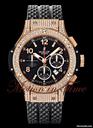 Hublot BIG BANG ROSE GOLD PAVE DIAMOND BEZEL & CASE 44.5mm BLACK