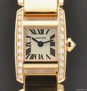 Cartier 18k Rose Gold Silver Dial Tankissime B&P WE70028H