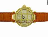 Cartier PASHA 32mm YELLOW GOLD FANCY YELLOW CANARY DIAMOND LIMITED