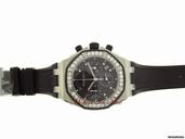Audemars Piguet LADY OFFSHORE "PLUM" STAINLESS STEEL DIAMOND ON RUBBER - NEW