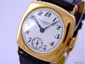 Patek Philippe Gentlemans Watch, Enamel dial, 14ct.YG