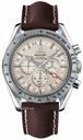 Omega Speedmaster Broad Arrow GMT Stahl NEU incl MWST mit Box u. P