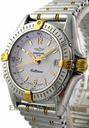 Breitling Callistino 18kt Gold/Steel On Bracelet White Dial