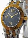 Patek Philippe Neptune 2-Tone Gold/Steel On Bracelet  Black Dial