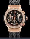 Hublot BIG BANG ROSE GOLD w/ DIAMOND BEZEL ON RUBBER
