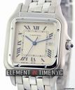 Cartier Panthere Jumbo Stainless Steel On Bracelet White Dial