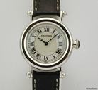 Cartier Platinum case White Roman dial DIABOLO Unisex w/watch