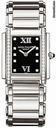 Patek Philippe 4910/10A LADIES' TWENTY-4 STAINLESS STEEL BLACK DIAMOND DIAL