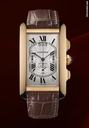 Cartier TANK AMERICAN X-LARGE ROSE GOLD CHRONOGRAPH TRIPLE DATE 2011