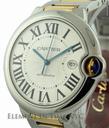 Cartier Ballon Bleu 42mm Steel/Gold On Bracelet Opaline Dial