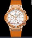 Hublot BIG BANG TUTTI FRUTTI "ORANGE CARAT" ROSE GOLD BAGUETTE NEW
