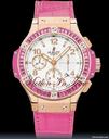 Hublot BIG BANG TUTTI FRUTTI "ROSE" GOLD PINK SAPPHIRE BAGUETTE
