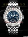 Breitling NAVITIMER MONTBRILLIANT OLYMPUS MOONPHASE STAINLESS STEEL