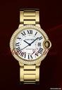 Cartier BALLON BLEU MEDIUM SIZE YELLOW GOLD DIAMOND NEW