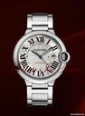 Cartier BALLON BLEU LARGE MEN'S STAINLESS STEEL AUTOMATIC ~ NEW 2011