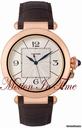Cartier PASHA 42mm ROSE GOLD AUTOMATIC w/ SKELETON BACK ~ NEW 2011