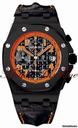 Audemars Piguet "LAVA" HOURGLASS ROYAL OAK OFFSHORE BLACK PVD RARE 99 PIECES