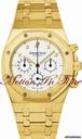 Audemars Piguet ROYAL OAK CHRONOGRAPH AUTOMATIC YELLOW GOLD ON BRACELET NEW