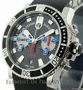 Ulysse Nardin Maxi Marine Diver Chrono Rubber Bracelet  8003-102-3/92 B+P