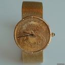 Corum $20 double eagle gold coin timepiece
