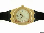 Audemars Piguet ROYAL OAK AUTOMATIC ROSE GOLD ON STRAP - NEW 2011