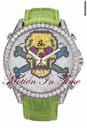 Jacob & Co. "SKULL" DIAMOND 5-TIMEZONE STEEL 47mm SPECIAL EDITION