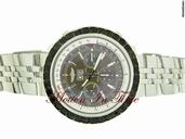 Breitling BENTLEY 6.75 STEEL w/ 8.50ct BROWN DIAMOND BEZEL SPECIAL ED.