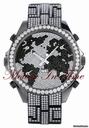 Jacob & Co. FIVE TIMEZONE "THE MONSTER" BLACK STEEL FUL DIAMOND MAP 2010