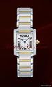 Cartier TANK FRANCAISE LADIES' 18KT YELLOW GOLD & STEEL - NEW 2011