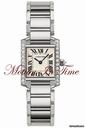 Cartier TANK FRANCAISE LADIES' WHITE GOLD DIAMOND - NEW 2011