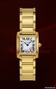 Cartier TANK FRANCAISE LADIES' 18KT YELLOW GOLD ON BRACELET - NEW