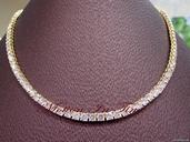 Cartier DIAMOND TENNIS NECKLACE YELLOW GOLD 25ct "CARTIER SIGNATURE"