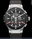 Hublot BIG BANG "AERO BANG" STAINLESS STEEL & BLACK CERAMIC w/ DATE