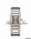 Patek Philippe LADIES' TWENTY-4 STAINLESS STEEL "ETERNAL GRAY" DIAMOND DIAL